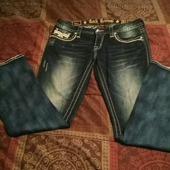 rock revival Denim - Rock Revival Esther Mid Rise Boot Sz. 29